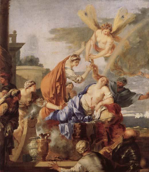 Bourdon, Sebastien The Death of Dido oil painting image